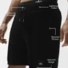 Shorts en maille Coastline 7" - Noir
