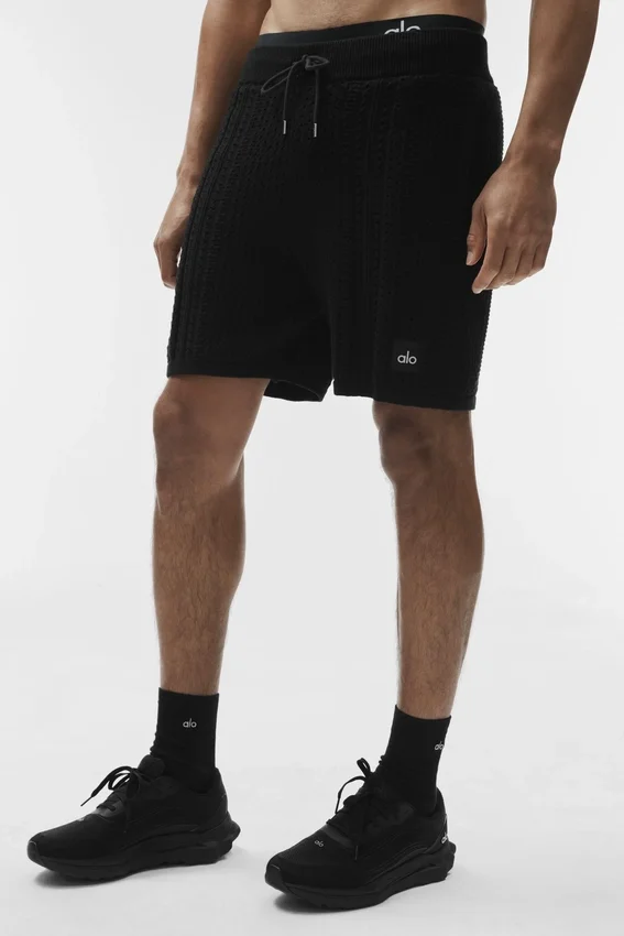 Shorts en maille Coastline 7" - Noir