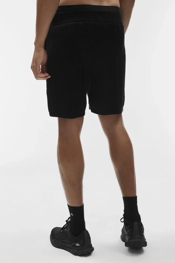 Shorts en maille Coastline 7" - Noir