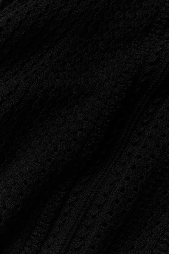 Polo à manches courtes en maille Coastline - Noir