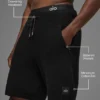 Shorts en maille Sports Club 7" - Noir