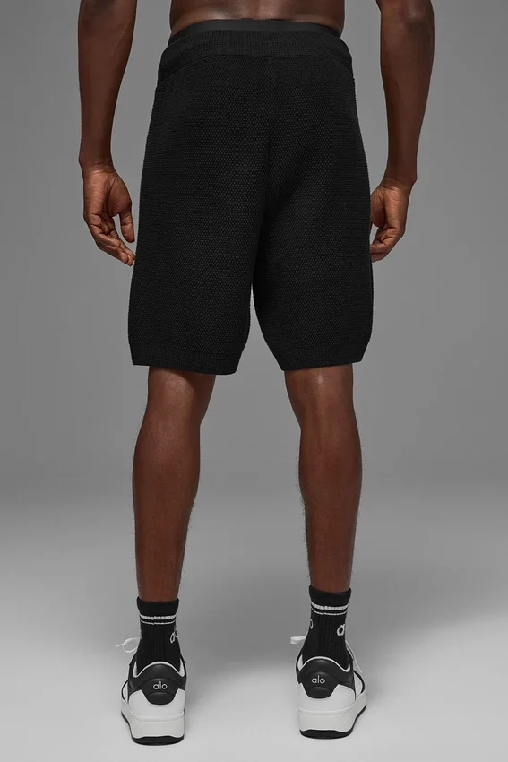 Shorts en maille Sports Club 7" - Noir
