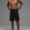 Shorts en maille Sports Club 7" - Noir