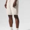 Shorts en maille « Sports Club » de 7" – Ivoire