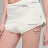 Shorts en polaire « Retreat » - Ivoire