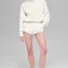 Shorts en polaire « Retreat » - Ivoire