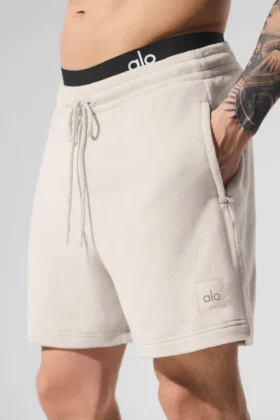 Shorts en tissu éponge Coastal 7″ – Couleur « Bone »
