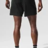 Shorts en tissu éponge Coastal de 7" — Noir