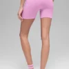 Shorts « Favorite » à côtes sans coutures 5" - Rose « Candy Heart »