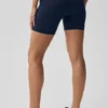 Shorts « Favorite » sans coutures à côtes de 5" - Bleu marine