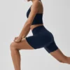 Shorts « Favorite » sans coutures à côtes de 5" - Bleu marine