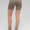 Shorts « Favorite » sans coutures à côtes de 5" - Cacao clair