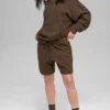 Shorts à fines rayures 7" – Fines rayures couleur espresso