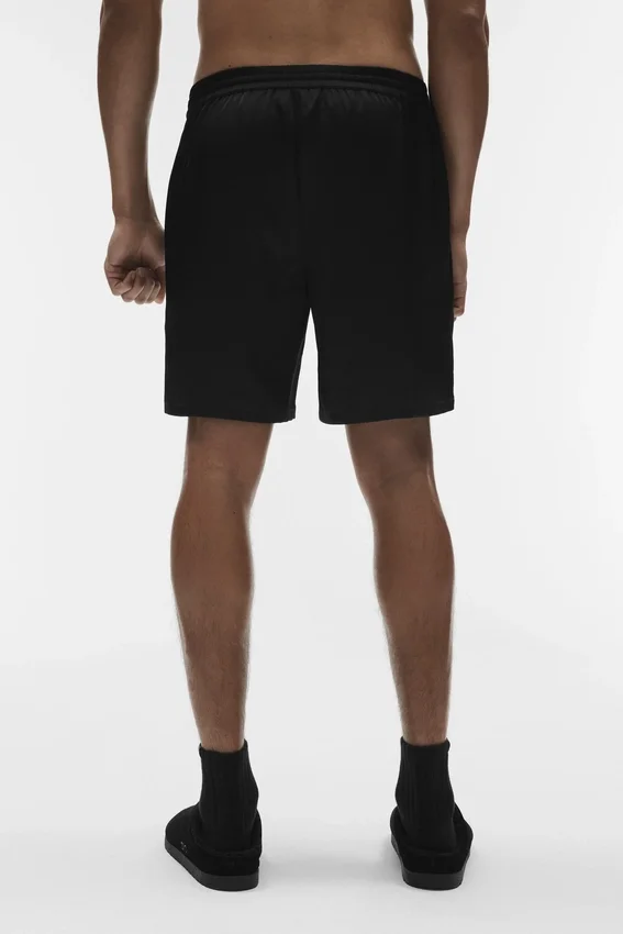 Shorts Horizon en satin 7" - Noir