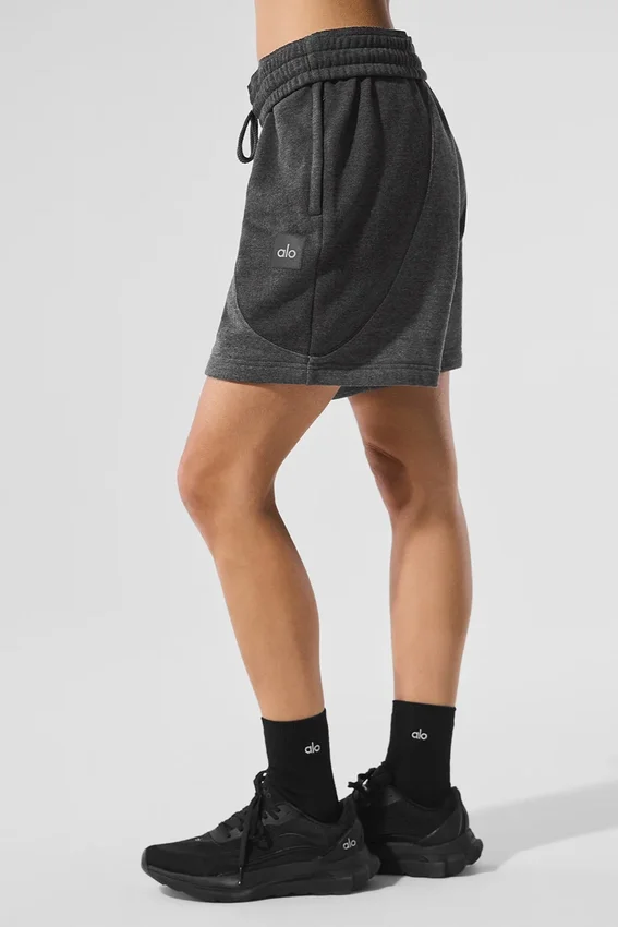 Shorts « Make Waves » 7" - Gris chiné foncé ton sur ton