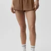Shorts mi-transparents Golden Hour à taille mi-haute - Brun « Sun Kissed »