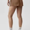 Shorts mi-transparents Golden Hour à taille mi-haute - Brun « Sun Kissed »
