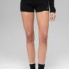 Shorts Noble en laine et cachemire côtelé - Noir