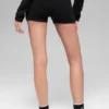 Shorts Noble en laine et cachemire côtelé - Noir