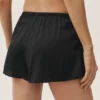 Shorts Radiance en mélange de soie - Noir