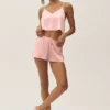 Shorts Radiance en mélange de soie - Rose ensoleillé
