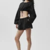 Shorts « Real Deal » en coton High-Waist - Noir