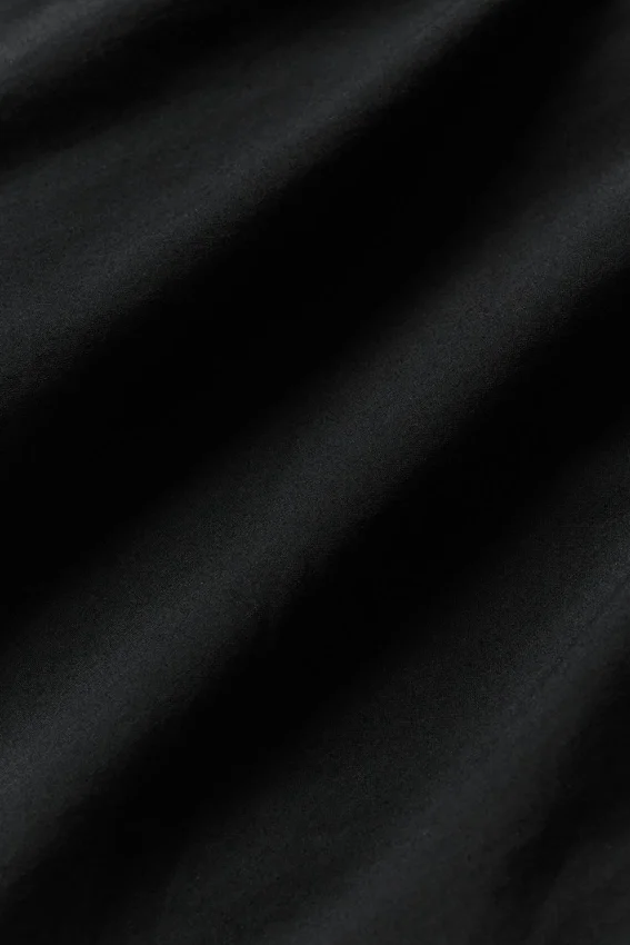 Shorts « Real Deal » en coton High-Waist - Noir