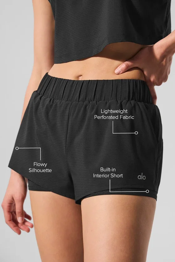 Shorts Sport Star - Noir