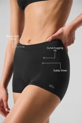 Shorty Sheer Glow – Noir