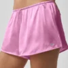 Silk Luminous Shorts - Rose bonbon