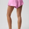 Silk Luminous Shorts - Rose bonbon