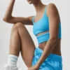 Slit Bra - Bleu azur