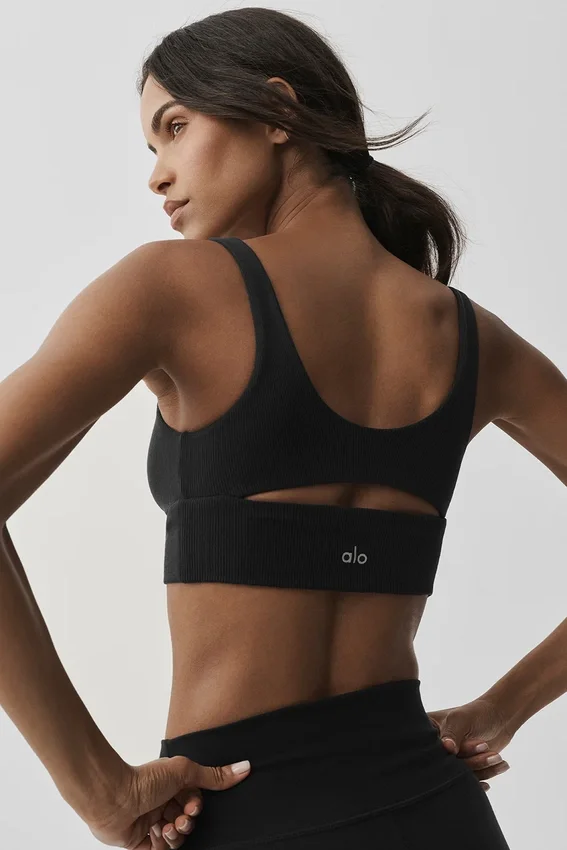 Slit Bra - Noir