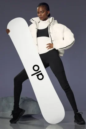 Snowboard Alo Glacier - Noir/Blanc