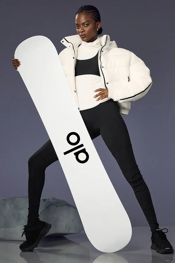 Snowboard Alo Glacier - Noir/Blanc