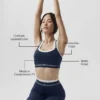 Soutien-gorge Airbrush Better Together - Bleu marine/Blanc