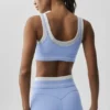 Soutien-gorge Airbrush Better Together - Bleu Provence clair/Blanc