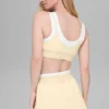 Soutien-gorge Airbrush « Better Together » - Jaune « Candlelight »/Blanc