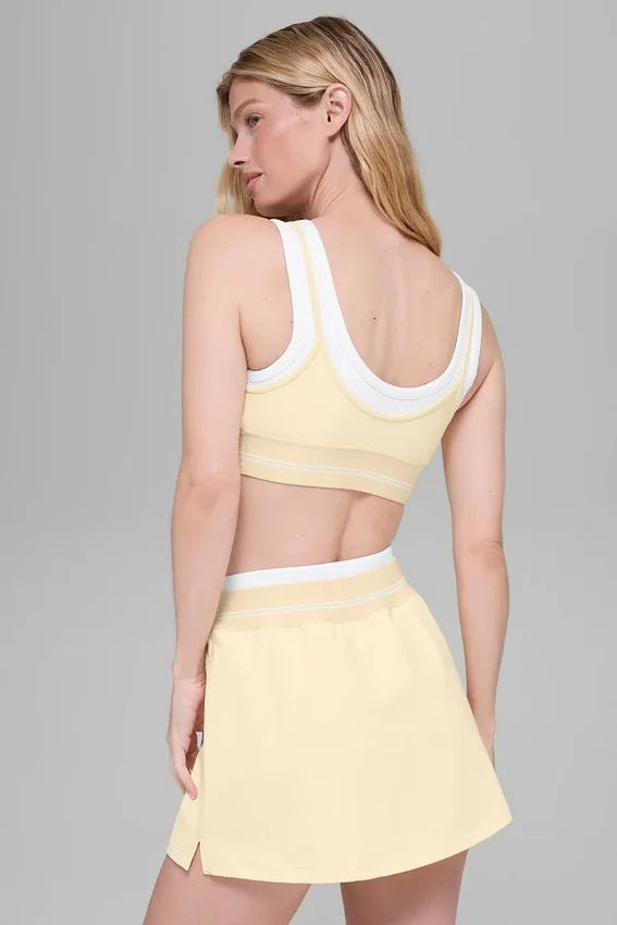Soutien-gorge Airbrush « Better Together » - Jaune « Candlelight »/Blanc