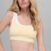 Soutien-gorge Airbrush « Better Together » - Jaune « Candlelight »/Blanc