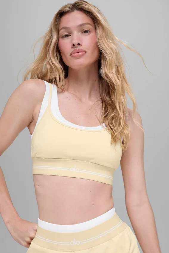 Soutien-gorge Airbrush « Better Together » - Jaune « Candlelight »/Blanc