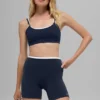 Soutien-gorge Airbrush Double Up – Bleu marine/Blanc