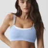 Soutien-gorge Airbrush Double Up - Bleu Provence clair/Blanc