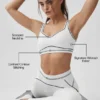 Soutien-gorge Airbrush Heart Throb - Blanc/Noir