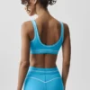 Soutien-gorge Airbrush Heart Throb - Bleu azur/Blanc