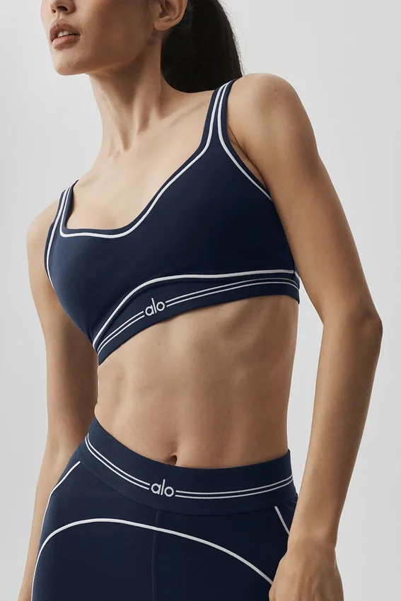 Soutien-gorge Airbrush Heart Throb - Bleu marine/Blanc