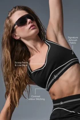 Soutien-gorge Airbrush Heart Throb – Noir/Blanc