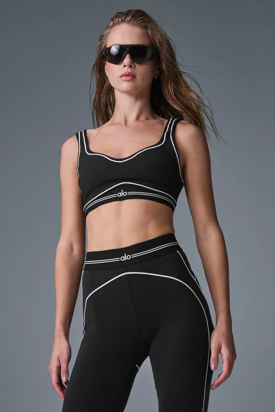 Soutien-gorge Airbrush Heart Throb - Noir/Blanc