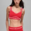 Soutien-gorge Airbrush Heart Throb - Rouge vif/Blanc