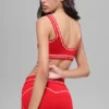 Soutien-gorge Airbrush Heart Throb - Rouge vif/Blanc